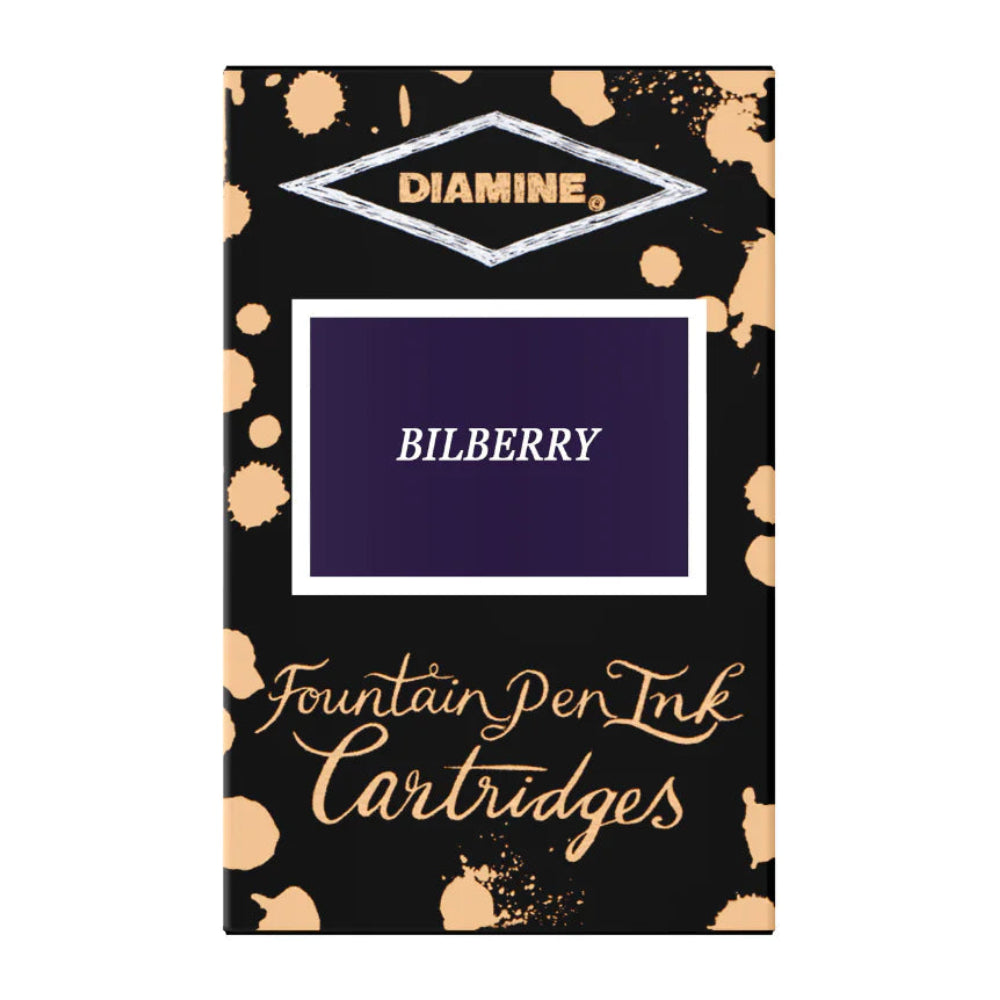 Diamine Bilberry Ink Cartridges (Set of 18)