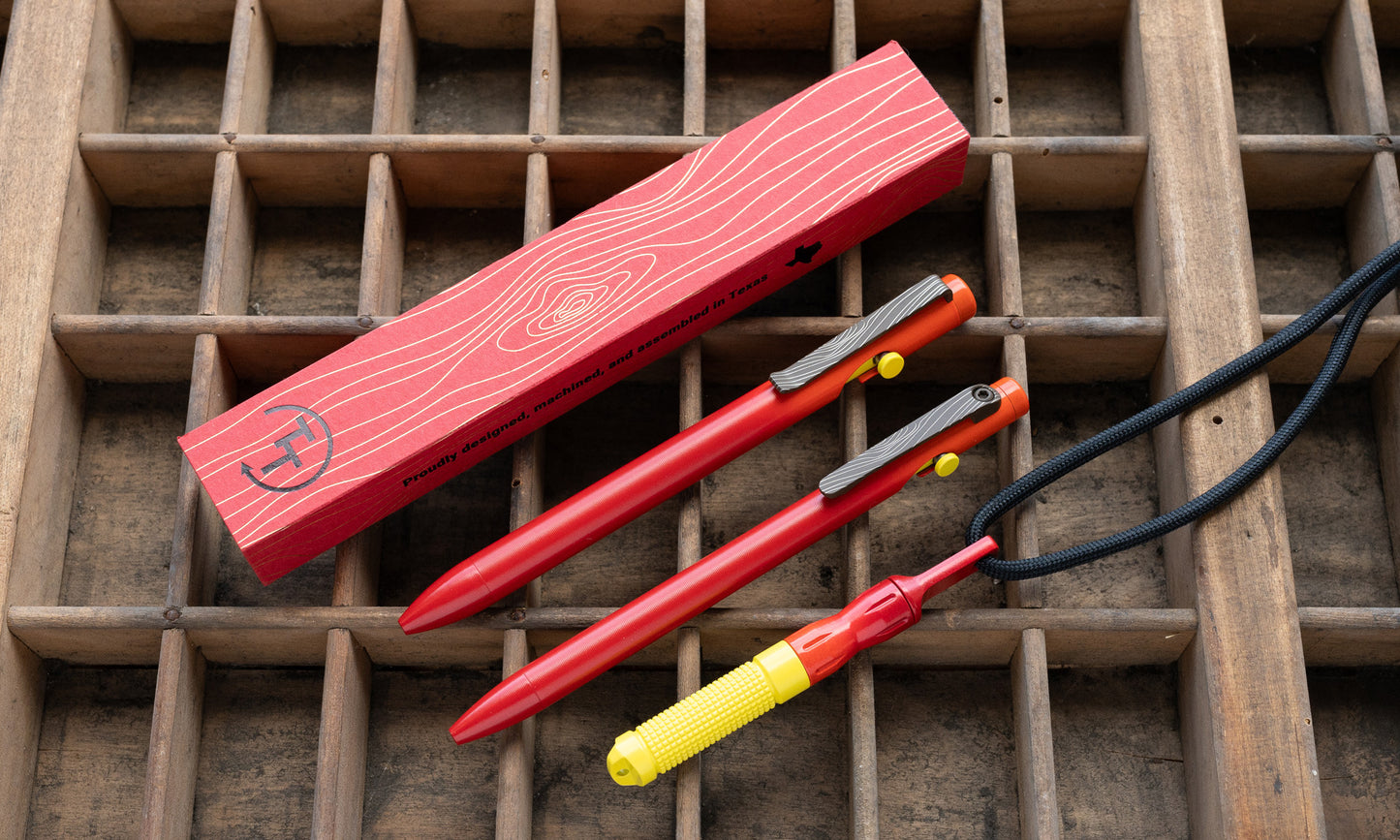 Tactile Turn Short Bolt Action Pen - Ember (Seasonal - Limited Edition)