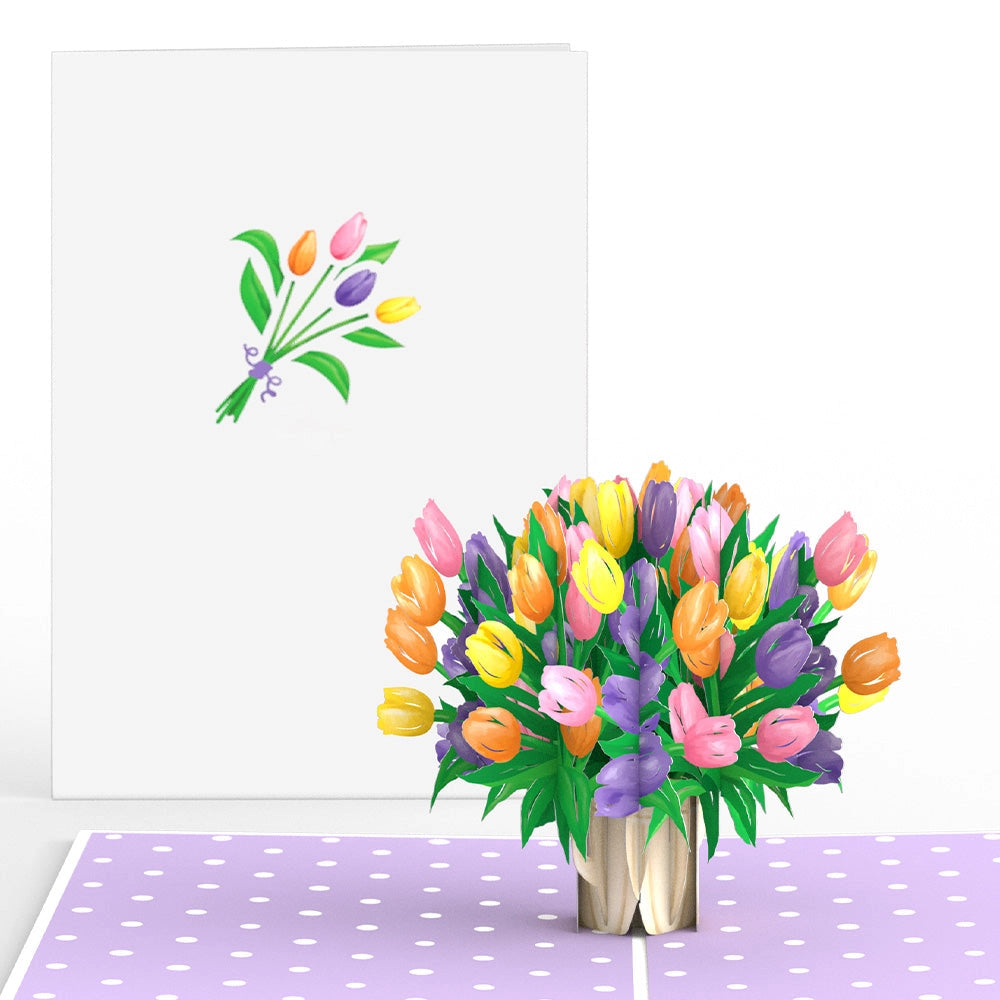Lovepop Pop-Up Card - Timeless Tulips