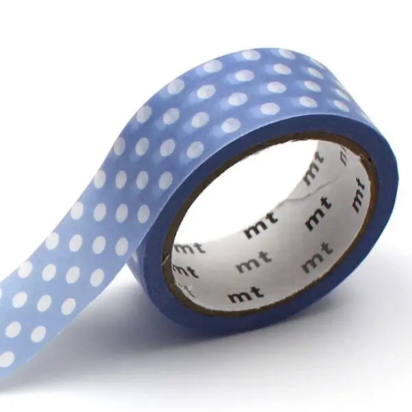 MT Masking Tape - Tape Single - Dot Light Blue Purple (15mm)