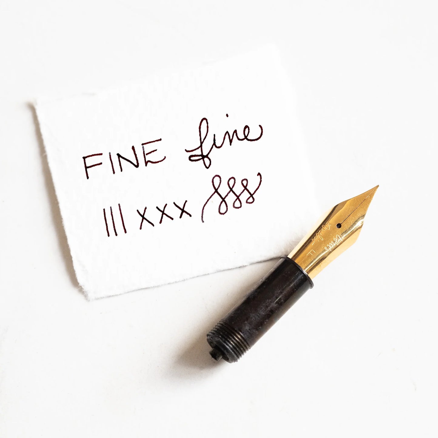 Tom's Studio Fountain Pen Nib - Fine (14K Gold Plated)