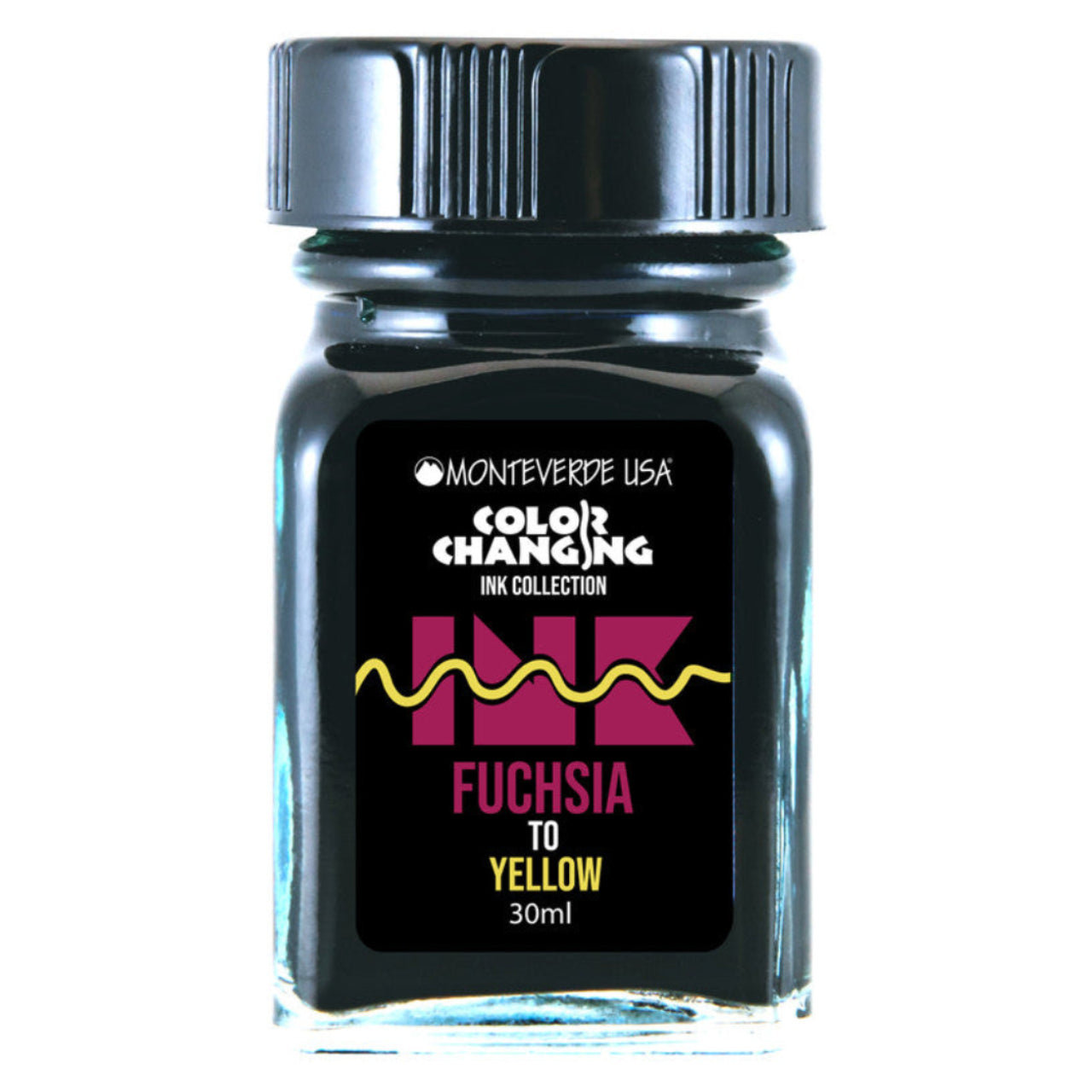 Monteverde Fuchsia to Yellow (30ml) Bottled Ink (Color Changing Ink)