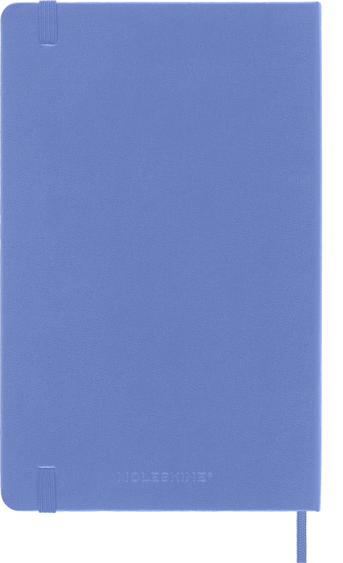 Moleskine Large Hardcover Classic Ruled Notebook - Hydrangea Blue