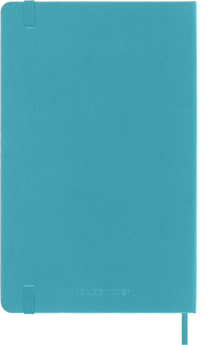 Moleskine Large Hardcover Classic Plain Notebook - Reef Blue