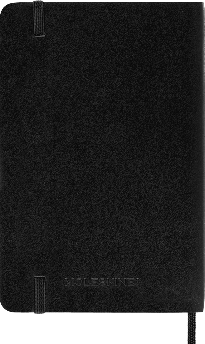 Moleskine Pocket Softcover Classic Ruled Notebook - Black