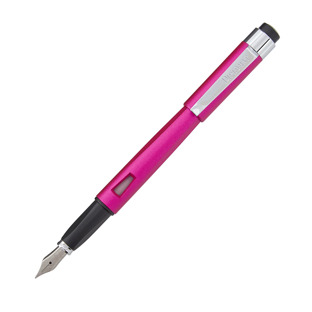 Diplomat Magnum Fountain Pen - Hot Pink