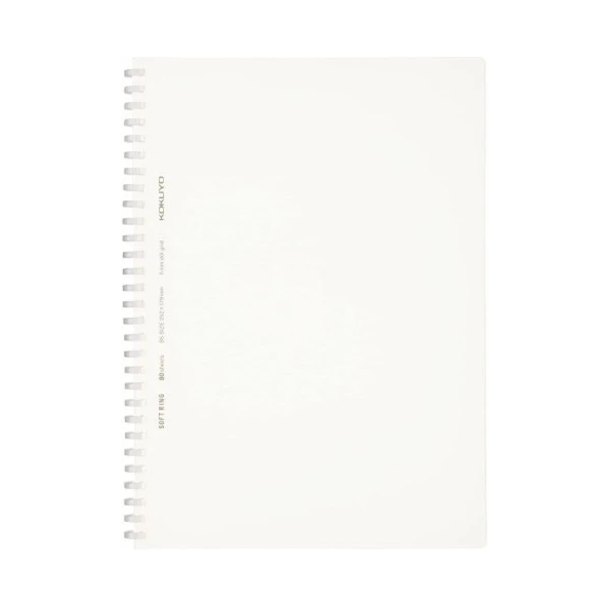 KOKUYO Soft Ring B5 Notebook - Clear (5mm Dotted Grid)