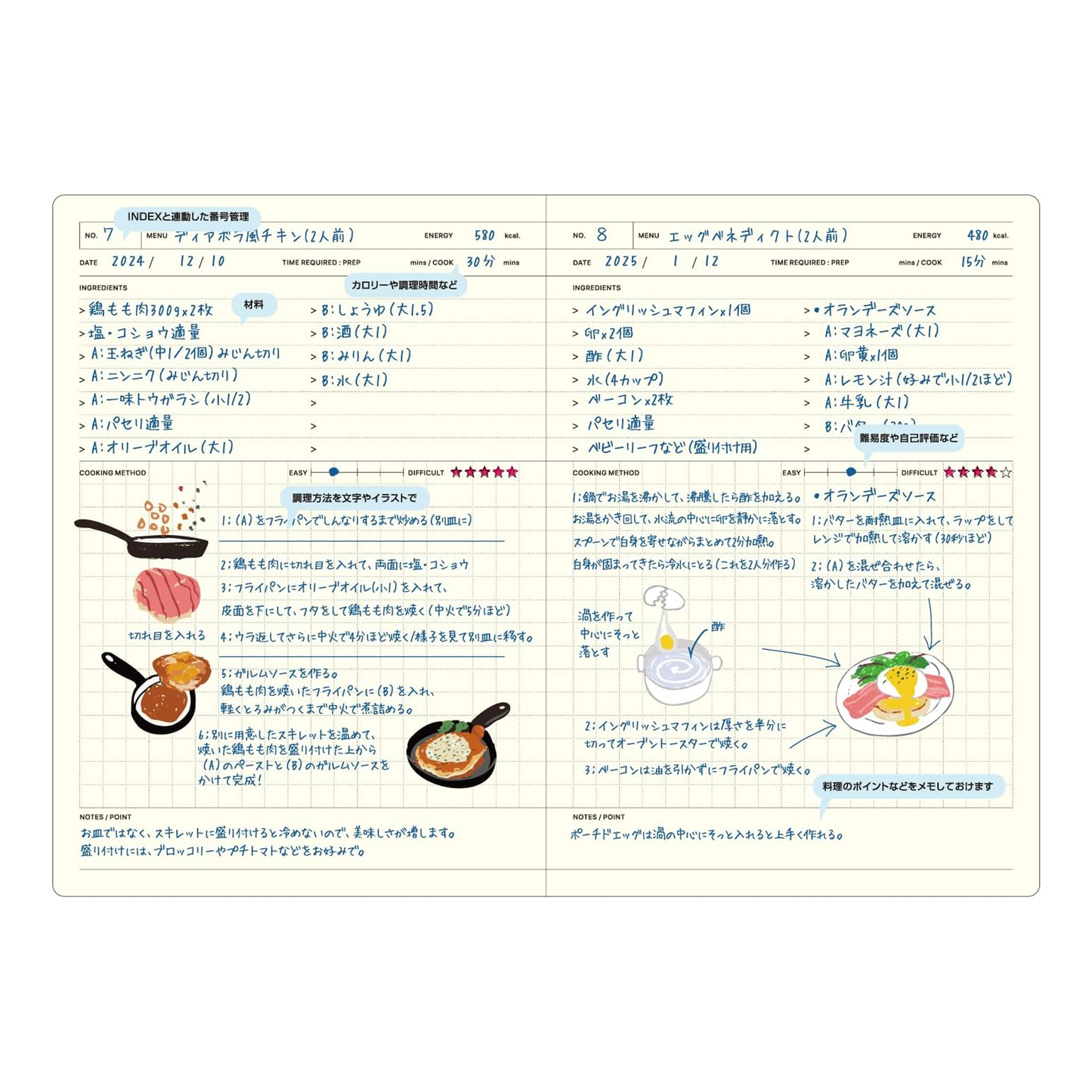Laconic Style Notebook - Cooking