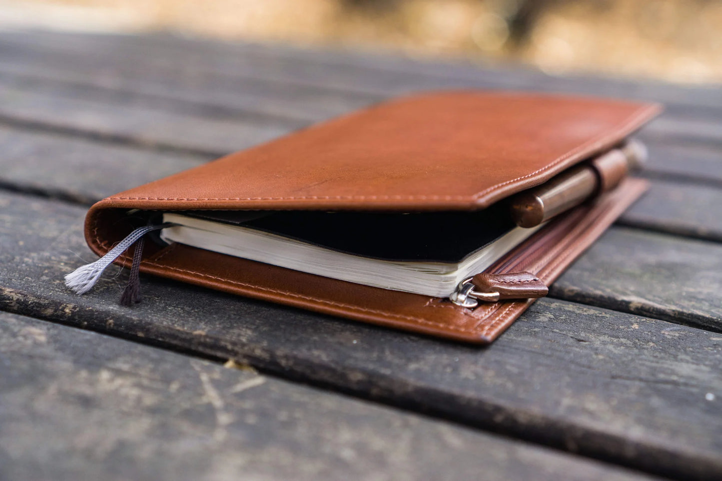 Galen Leather Hobonichi Weeks Mega Cover - Brown