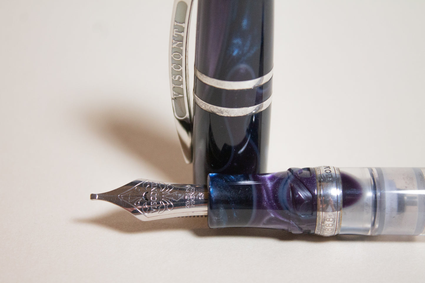 Pre-Owned Visconti Homo Sapiens Midnight in Florence - Stub 1.3