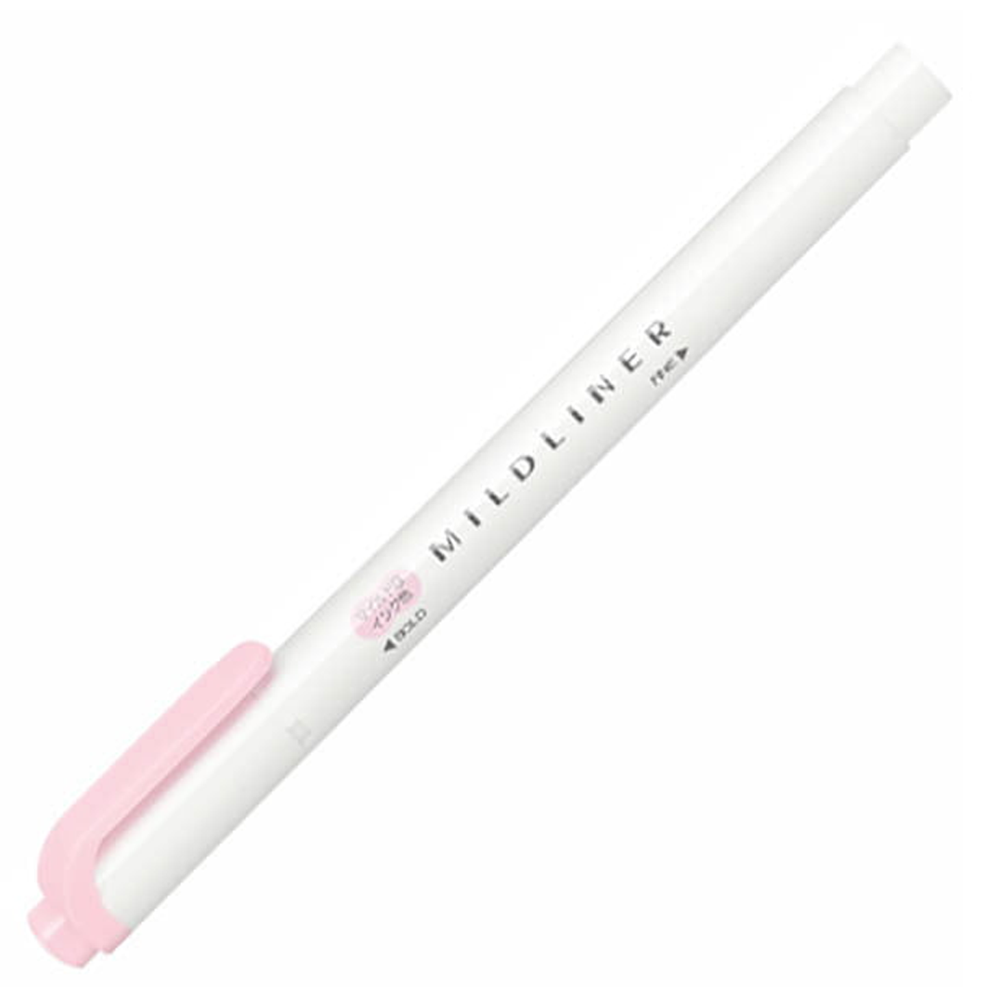 Zebra Mildliner Double Ended Highlighter - Mild Baby Pink
