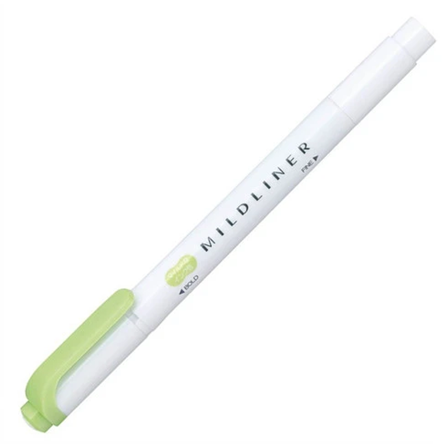 Zebra Mildliner Double Ended Highlighter - Mild Citrus Green