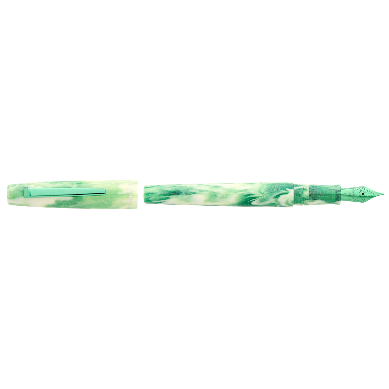 Esterbrook Camden Northern Lights Fountain Pen - Icelandic Green