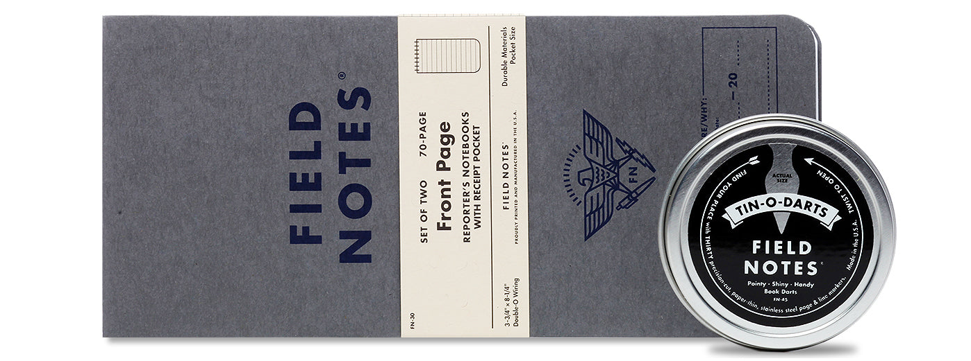 Field Notes Front Page Reporter's Notebook - Front Page (2-Pack)