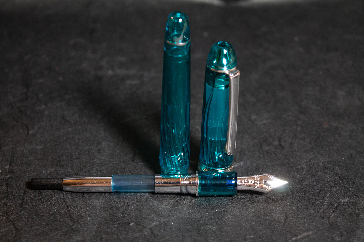 Pre-Owned Platinum #3776 Century Fuji Shunkei Kumpoo Fountain Pen - Soft Medium