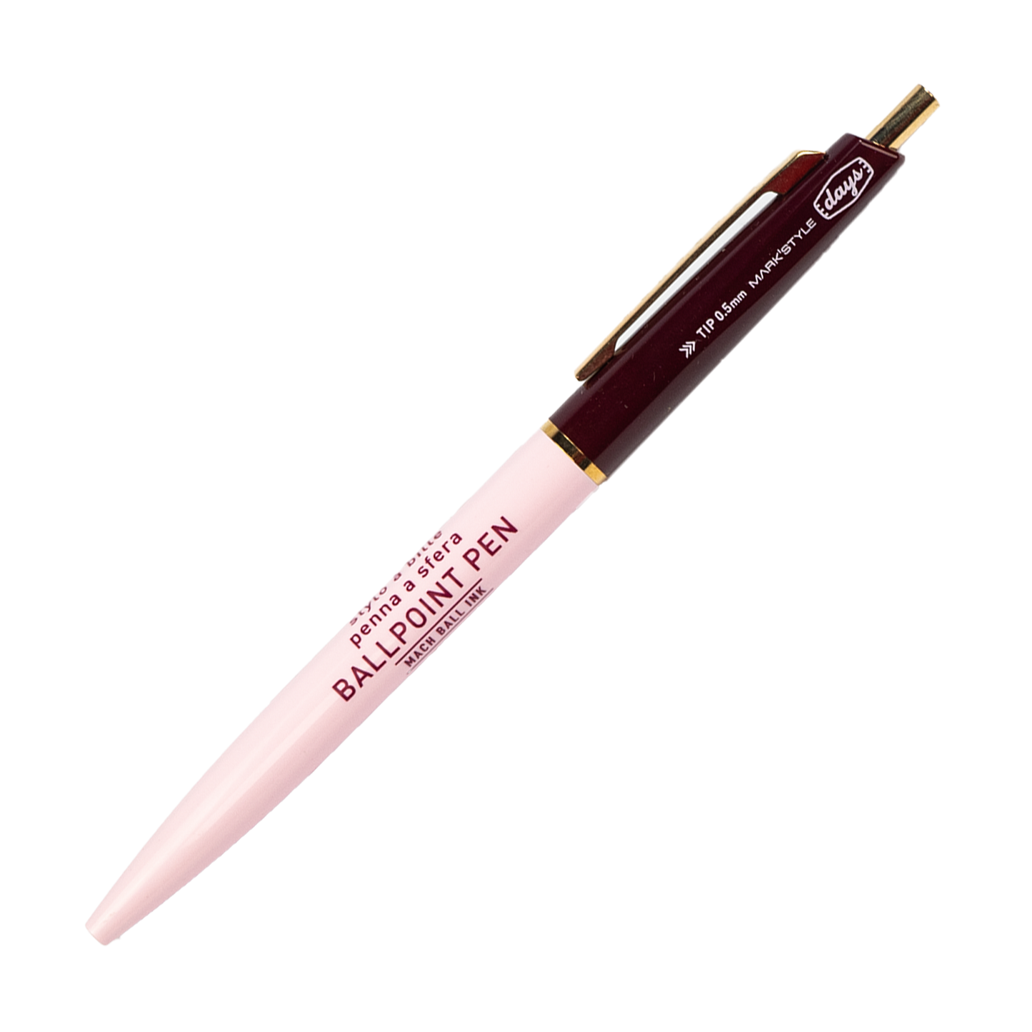 Mark's Style Days x Anterique MACH Ballpoint Pen - Pink/Brown