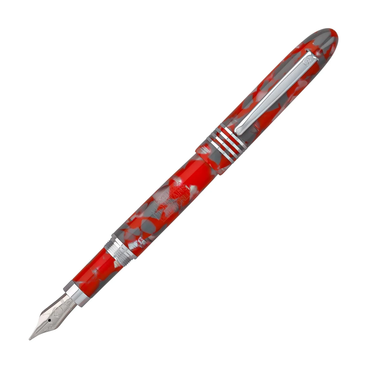 Monteverde Mountains of the World Fountain Pen - Ruby (Discontinued)