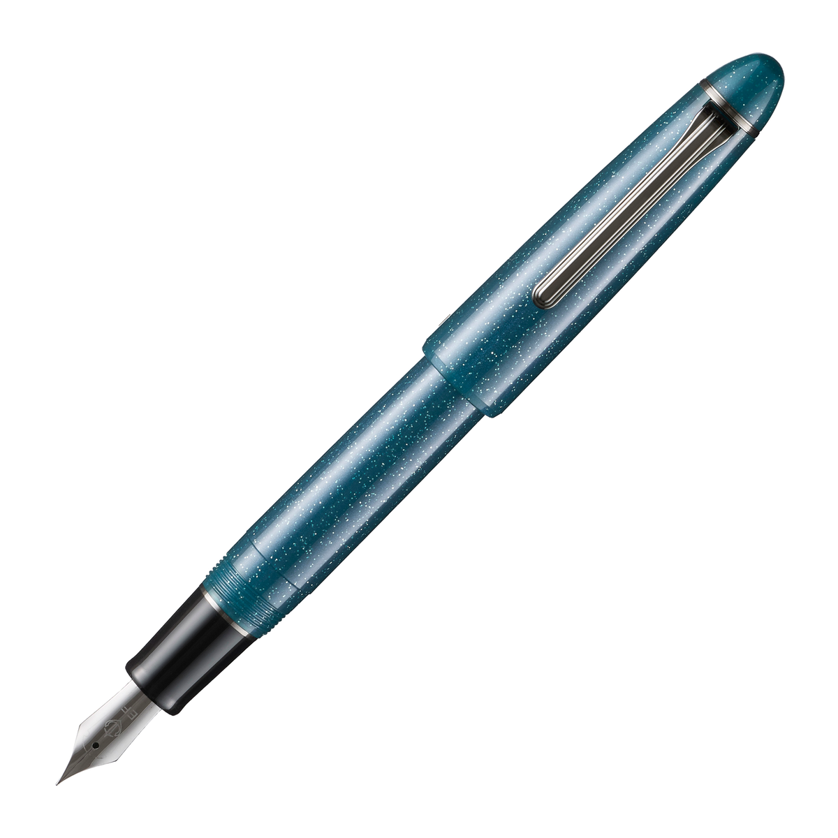 Sailor 1911L Casual L Galaxy Series Fountain Pen - Meteorite Moss with Black Trim