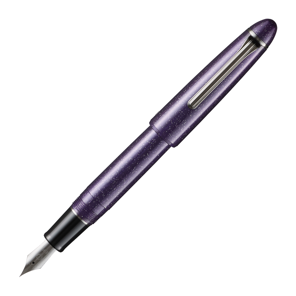 Sailor 1911L Casual L Galaxy Series Fountain Pen - Nebula Violet with Black Trim