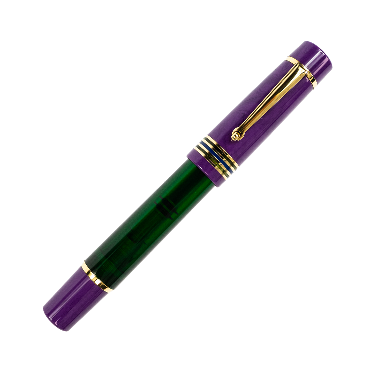 Delta Four Rings Collection 14K Fountain Pen - Sibilla with Gold Trim (Limited Edition)