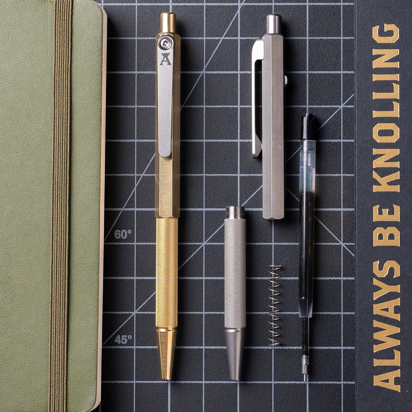 Tactile Turn Ansø Pen - Brass
