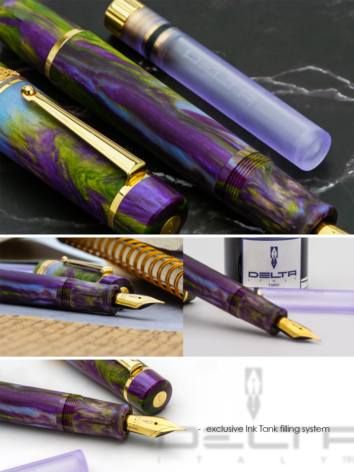 Delta Reservoir 2.0 Fountain Pen - Wisteria Walk (Limited Edition)
