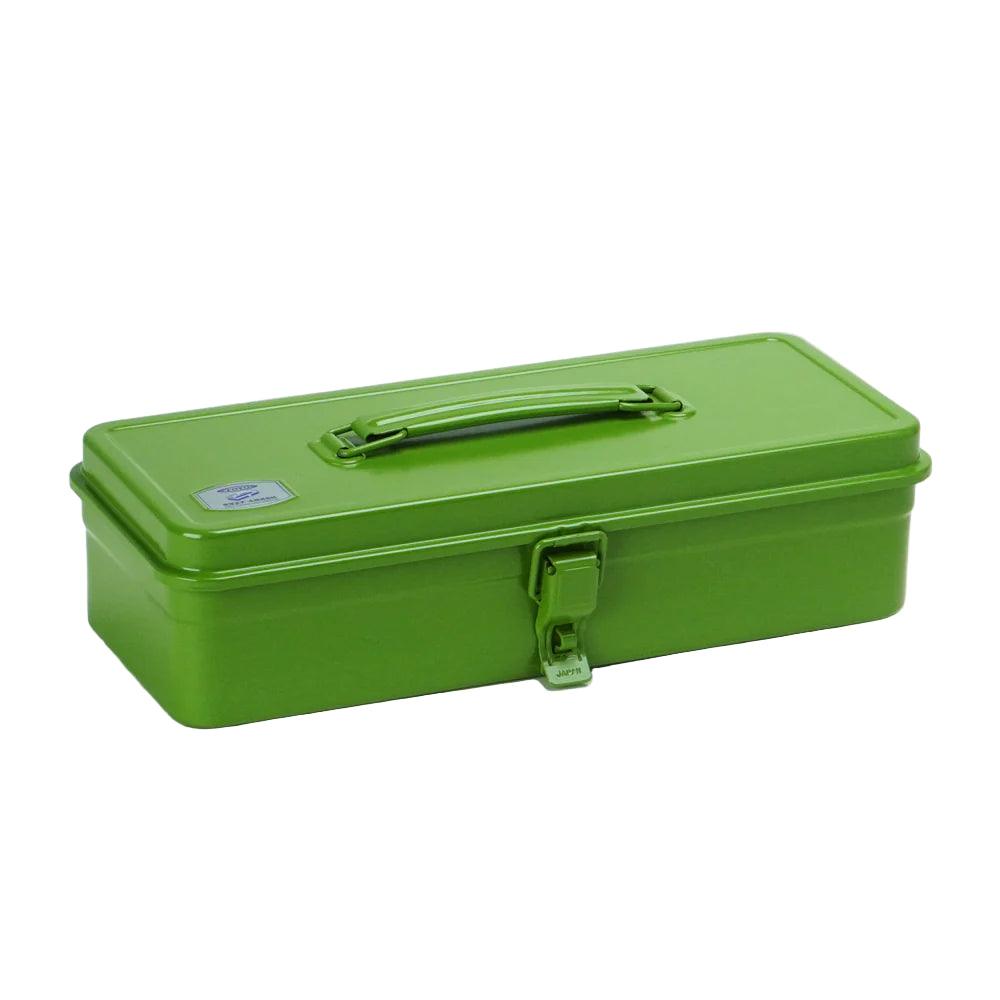 TOYO Steel Trunk-Shape with Handle Toolbox T-320 - Japanese Tea Green