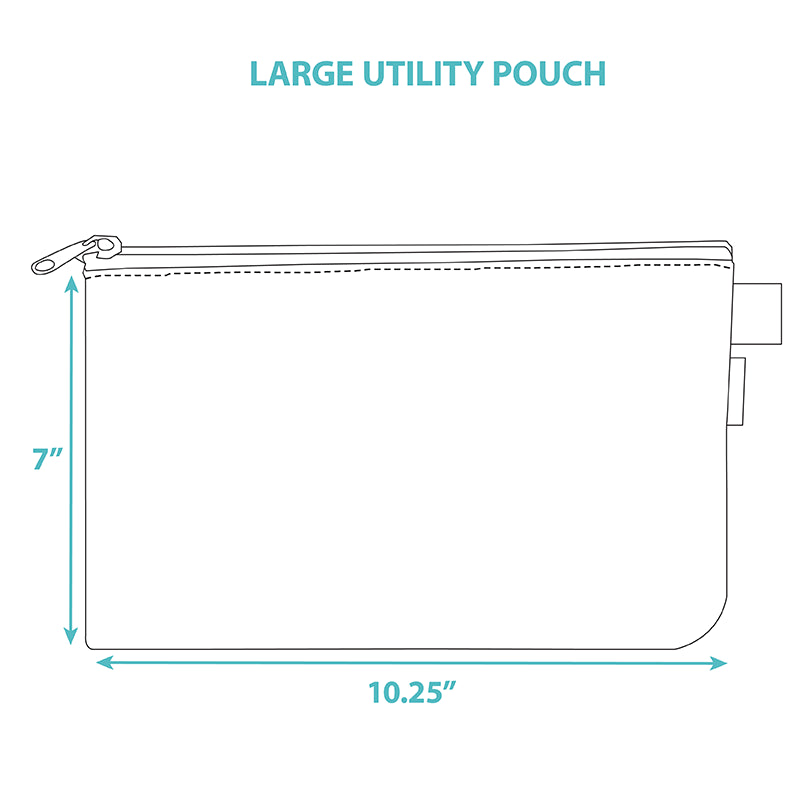 Rickshaw Bagworks Large Utility Pouch - Moss with Sandstone