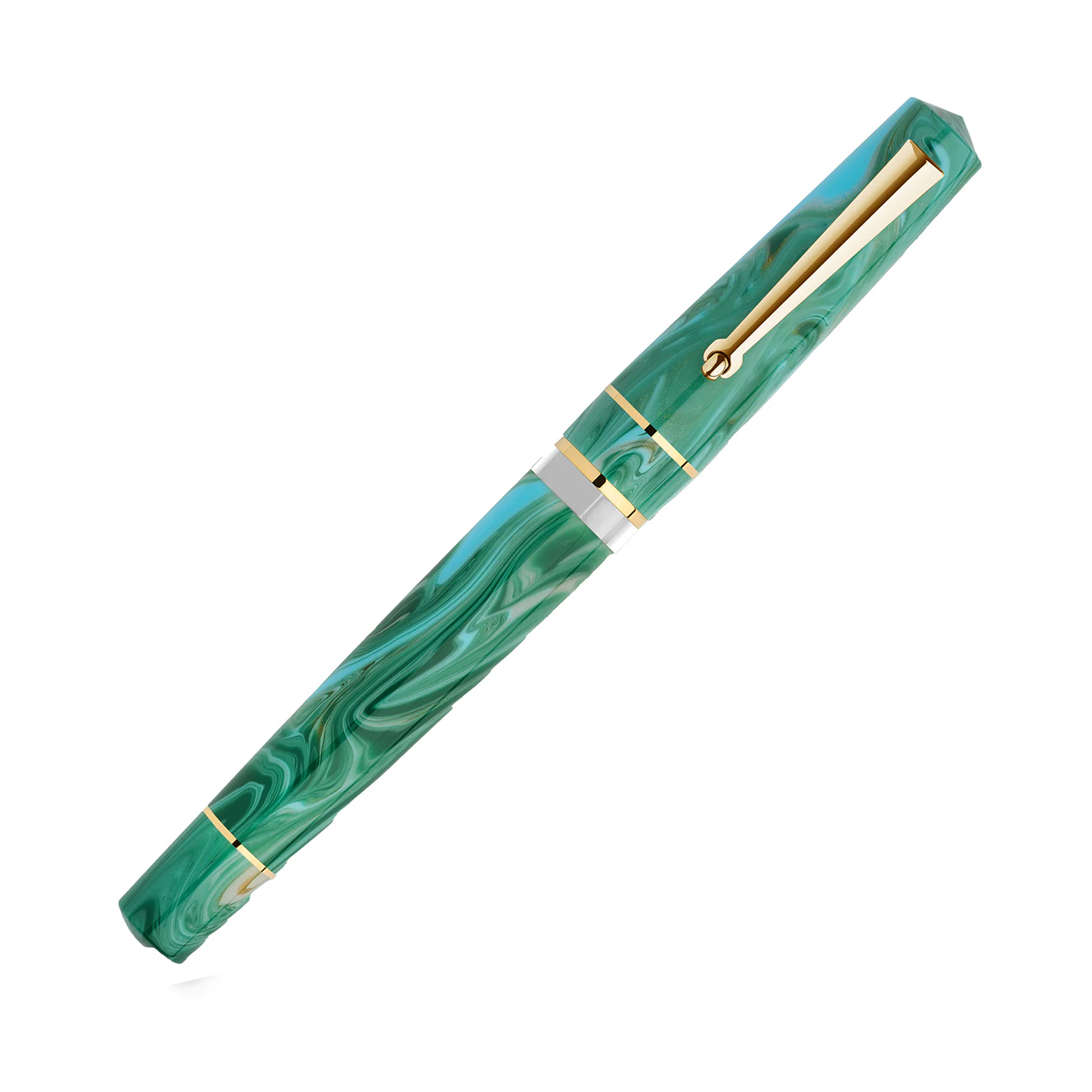 Delta Duna Fountain Pen - Vortex Green
