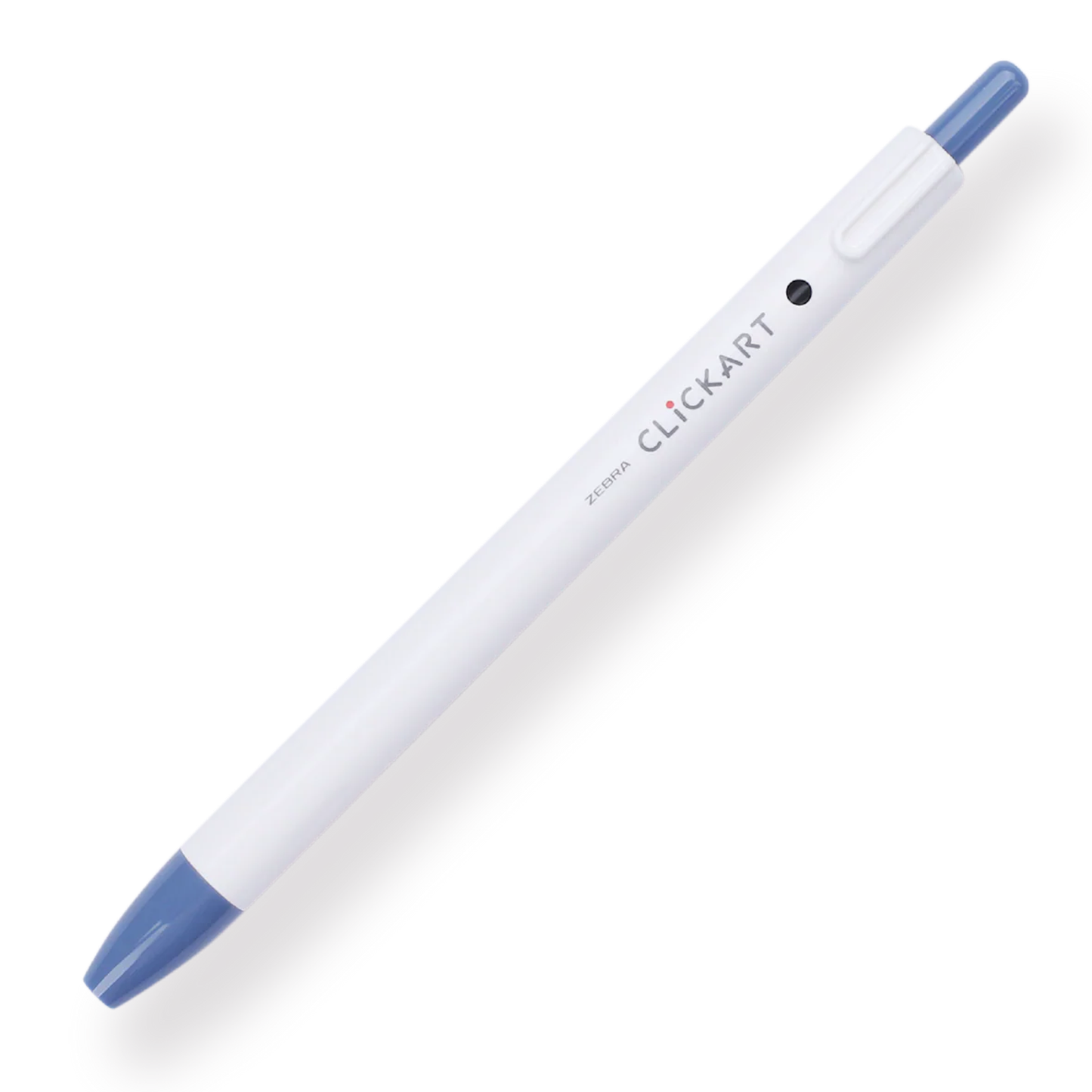 ZEBRA CLiCKART Retractable Marker - Blue Gray (0.6mm)
