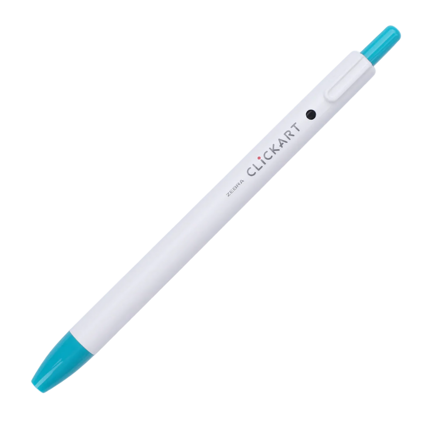 ZEBRA CLiCKART Retractable Marker - Blue Green (0.6mm)