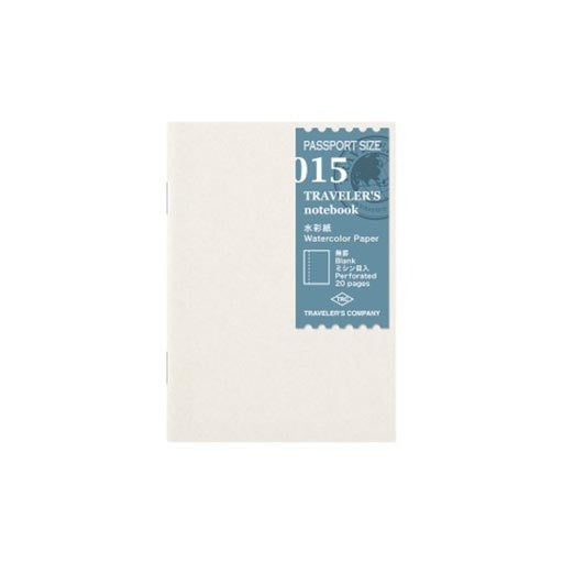 TRAVELER'S Notebook Passport 015 Watercolor Paper