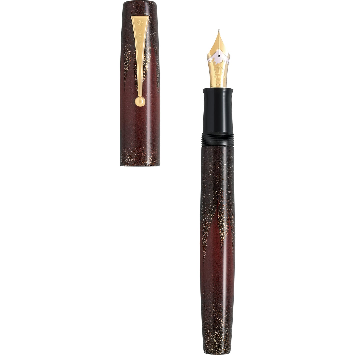 Namiki Aya Maki-e Fountain Pen - Akatsuki (Red)