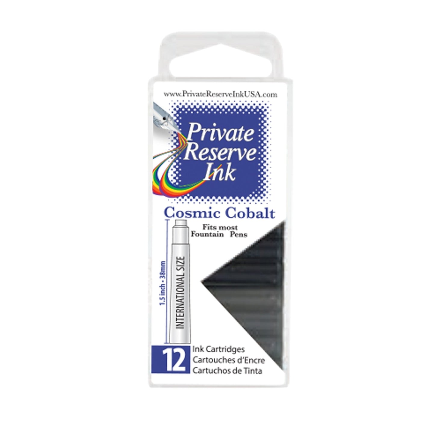 Private Reserve Cosmic Cobalt Ink Cartridges (Set of 12)