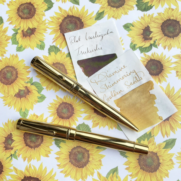 Conklin Duragraph Metal Fountain Pen - PVD Gold (Discontinued)