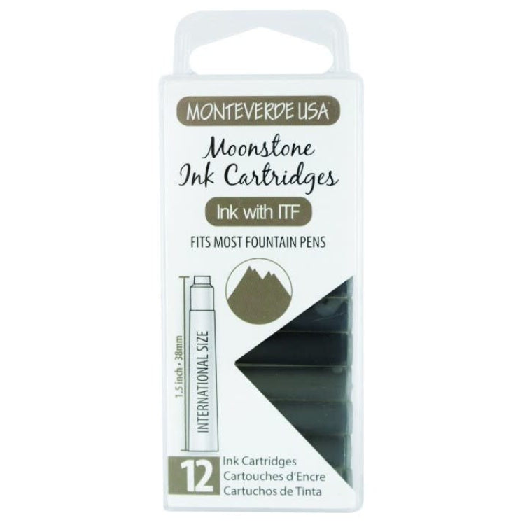 Monteverde Moonstone Ink Cartridges (Set of 12)