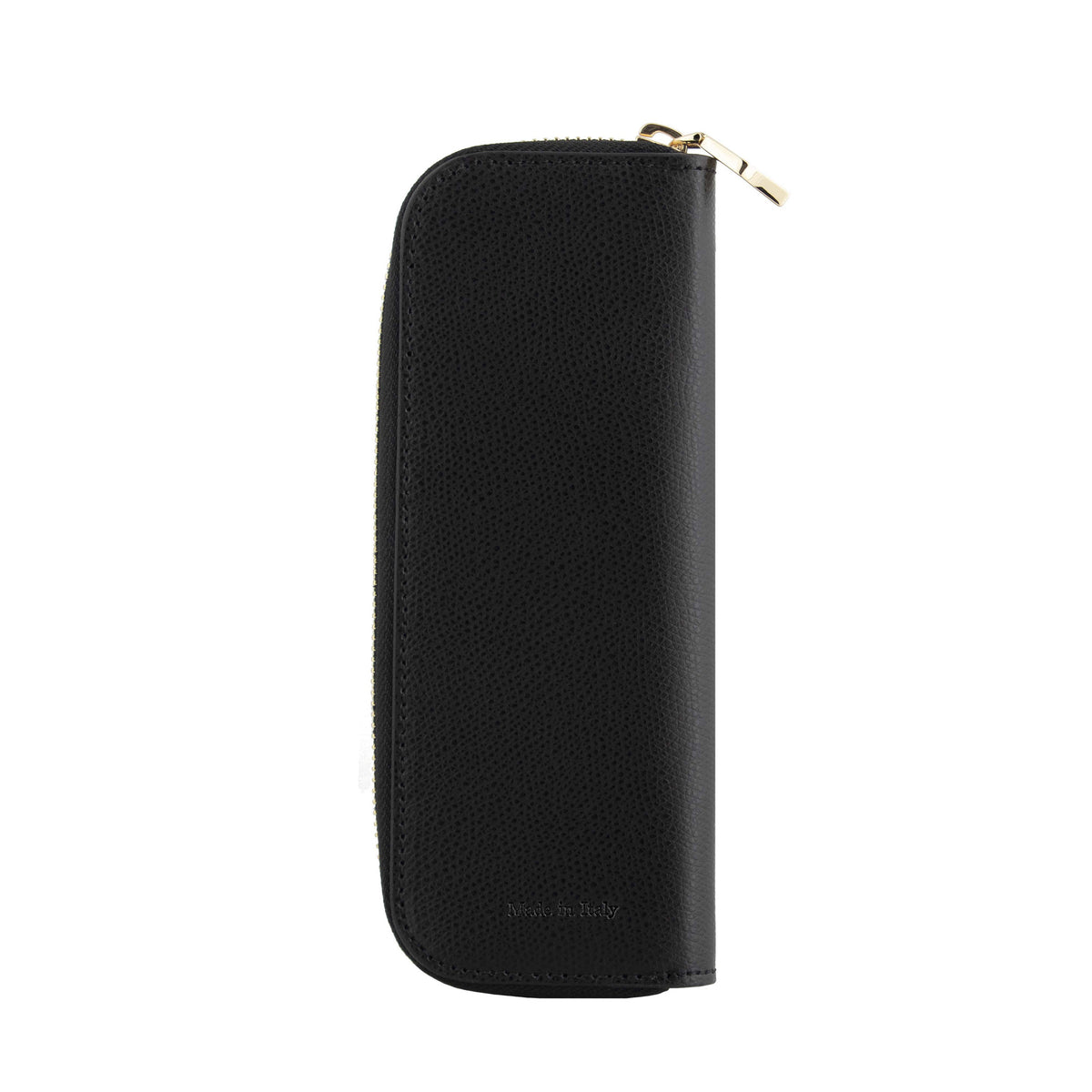 Visconti 2 Pen Case - Black Leather VSCT Collection