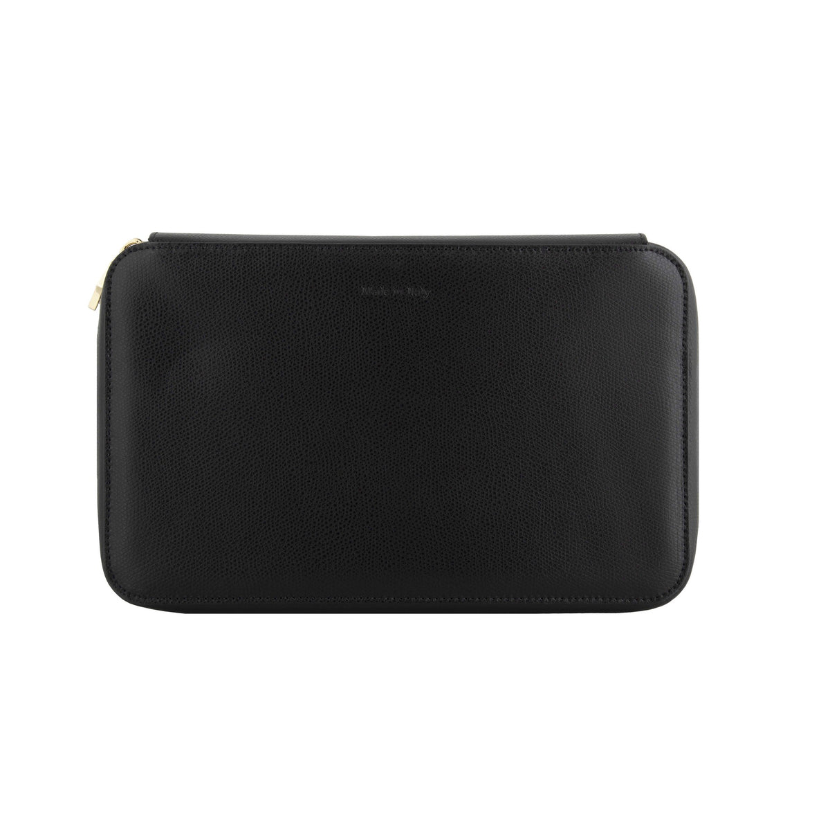 Visconti 12 Pen Case - Black Leather VSCT Collection
