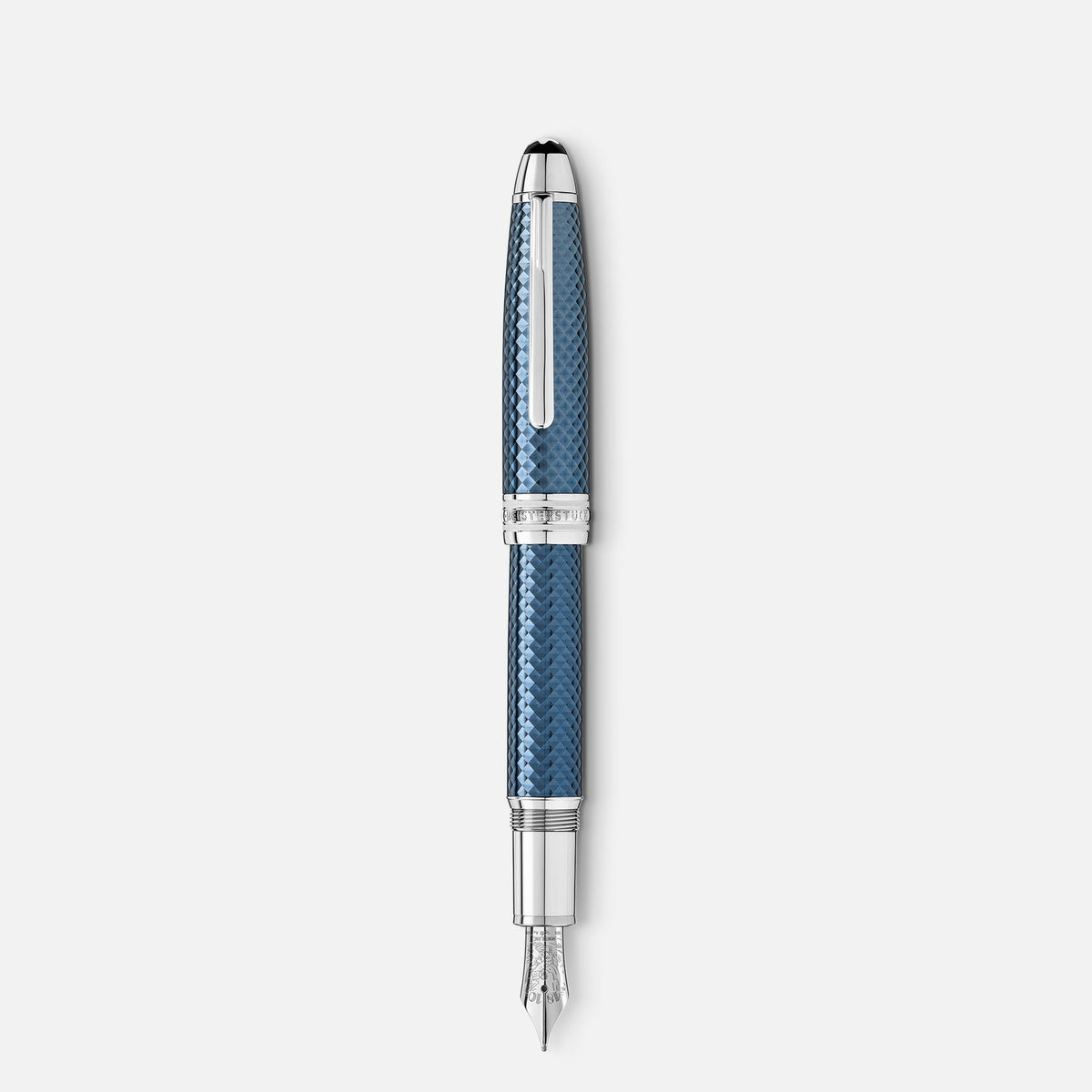 Montblanc Glacier Blue Fountain Pen (Meisterstück Solitaire LeGrand)