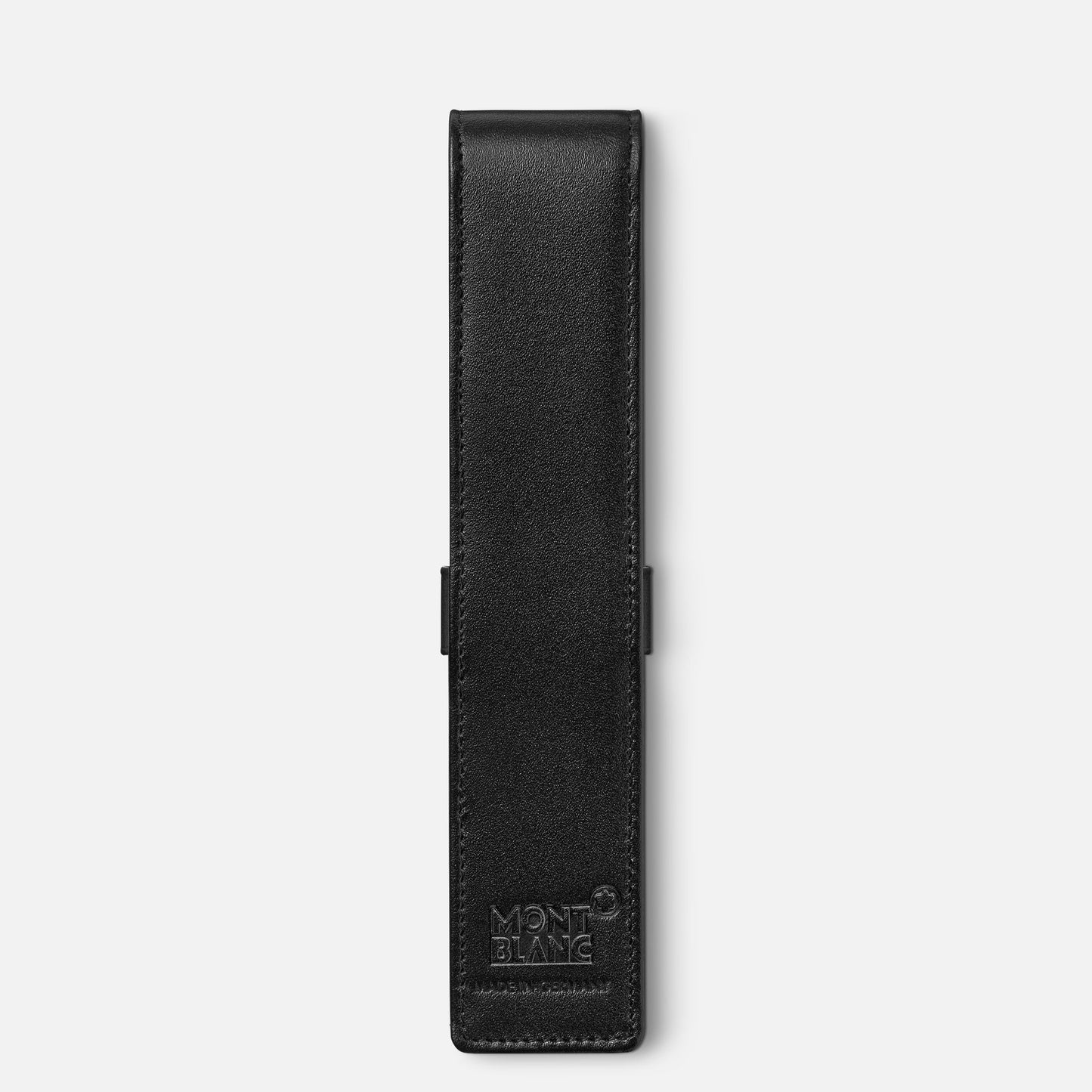 Montblanc Pen Pouch - Black Single with Clasp (Meisterstück)