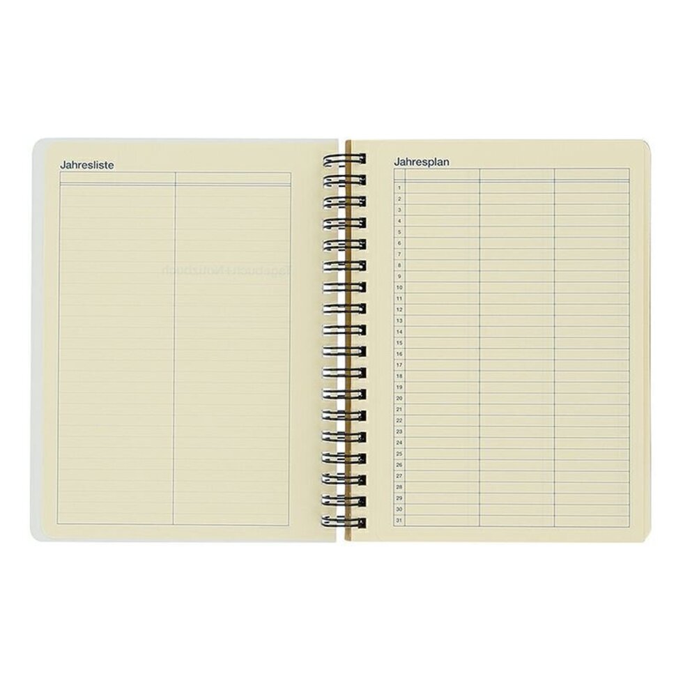 Delfonics Rollbahn Spiral L Free Diary - Greige