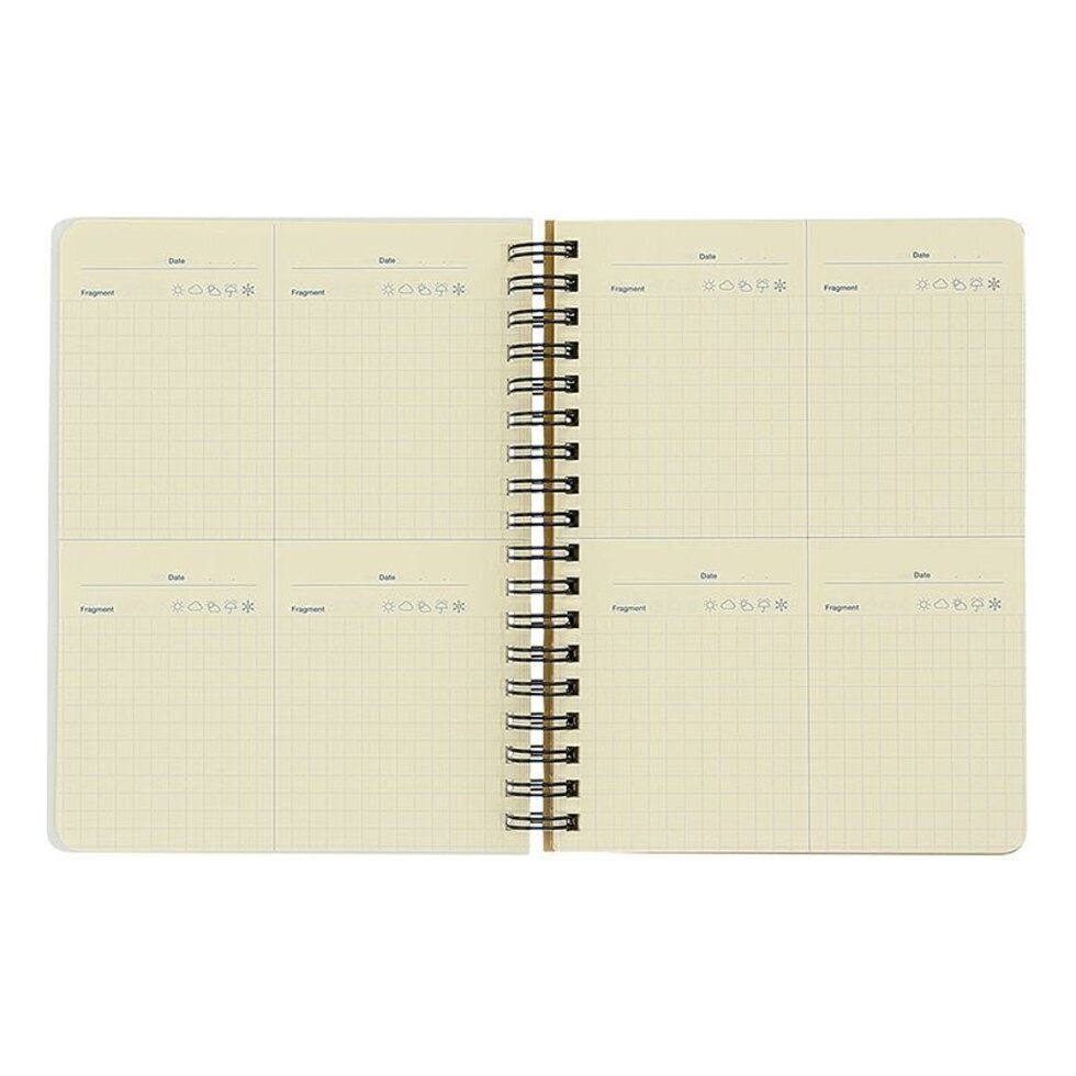 Delfonics Rollbahn Spiral L Free Diary - Greige