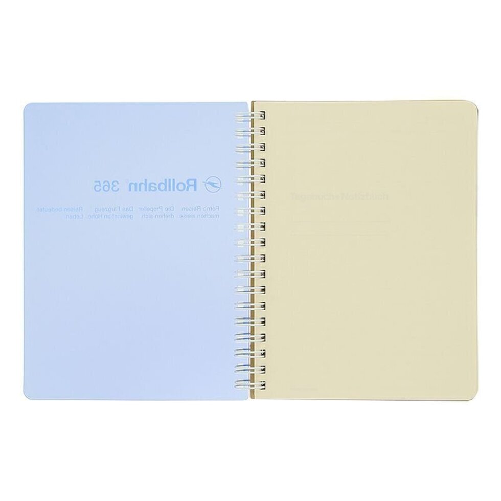 Delfonics Rollbahn CLEAR Spiral L Free Diary - Blue