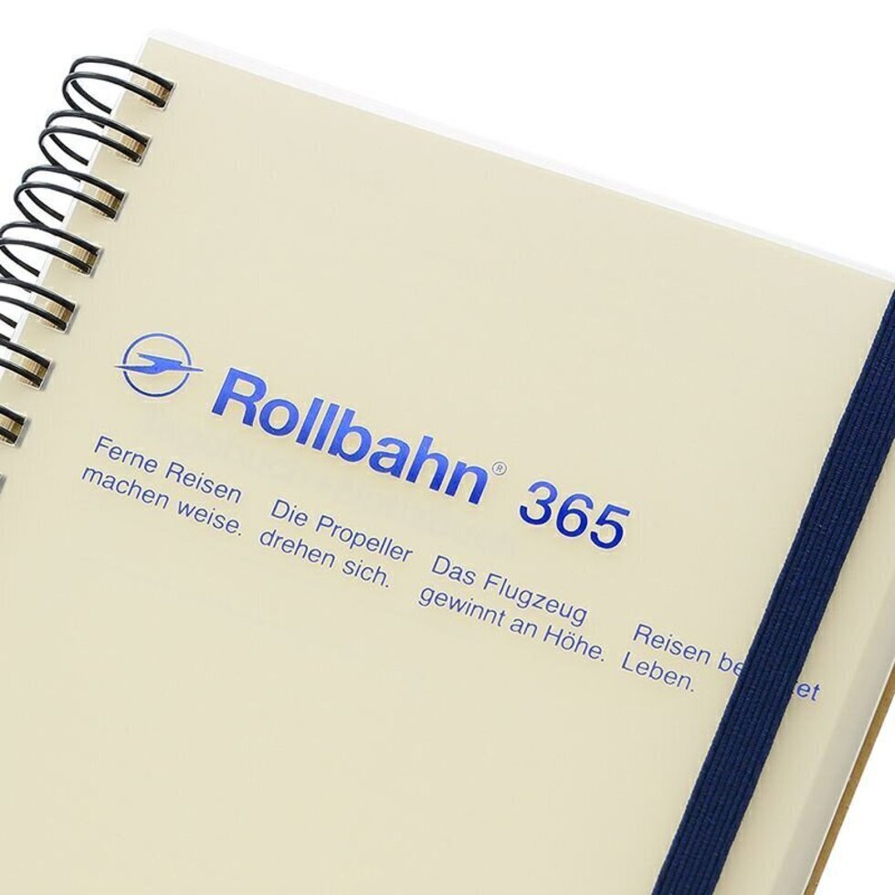 Delfonics Rollbahn CLEAR Spiral L Free Diary - Clear