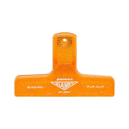 Hightide PENCO Clampy Plastic Clip - Glitter Orange