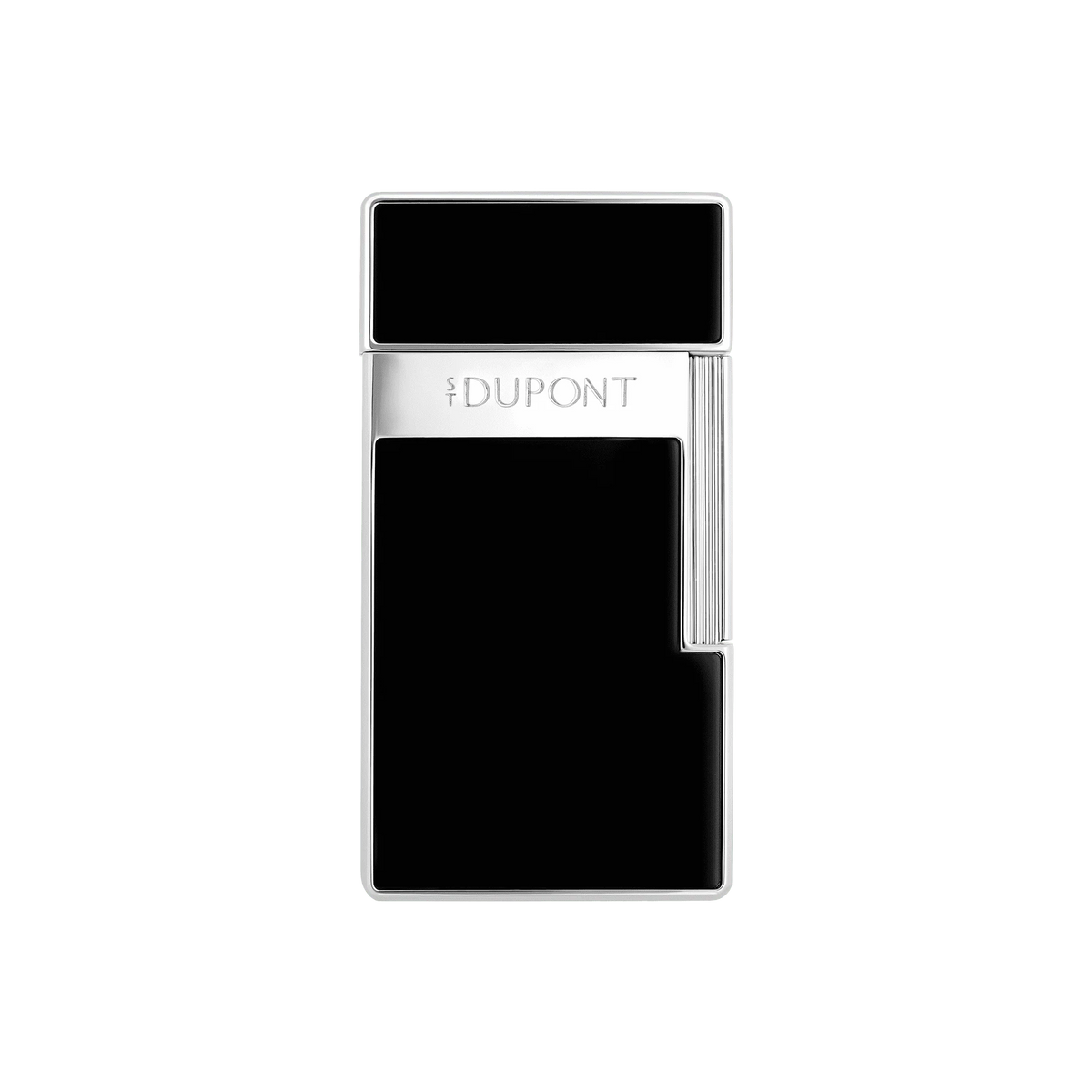 S.T. Dupont Biggy Lighter - Lacquered Black & Chrome