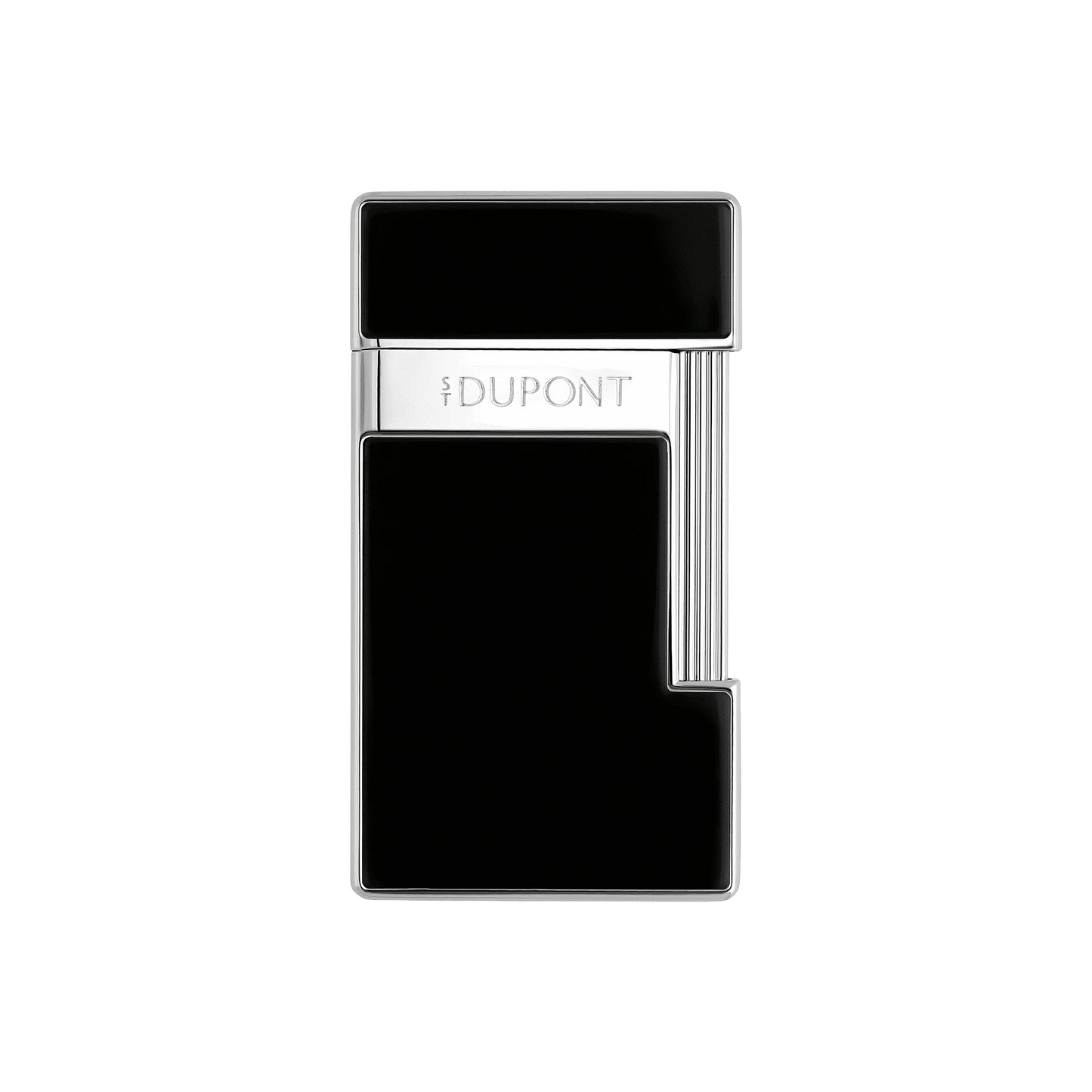 S.T. Dupont Slimmy Lacquered Lighter - Black with Palladium