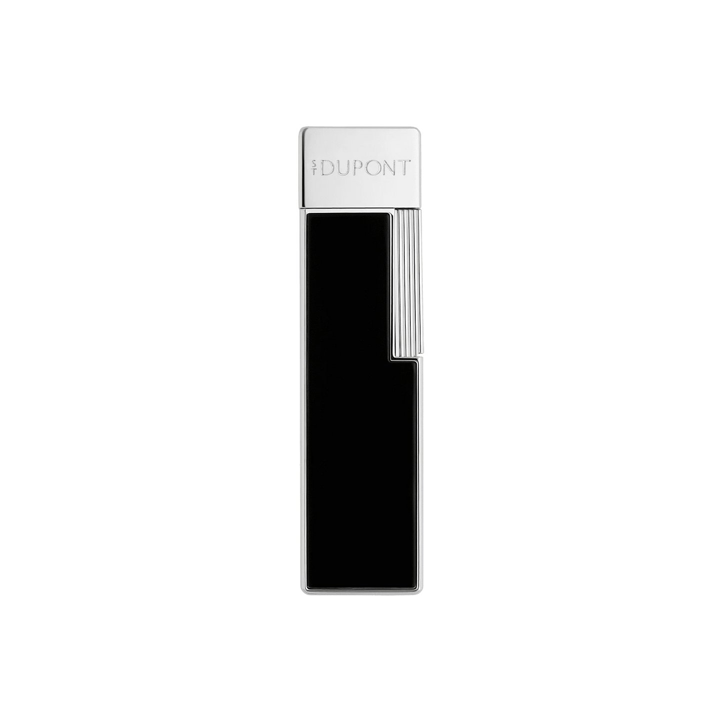 S.T. Dupont Twiggy Lighter - Lacquered Black with Chrome