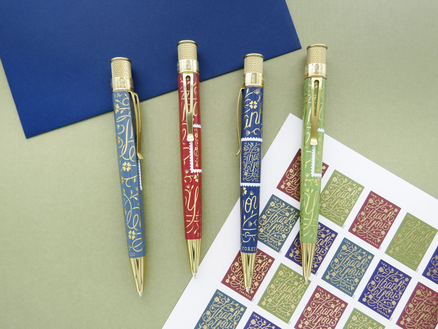 Retro 51 Tornado USPS Rollerball - Soft Maroon Stamp (A/P)