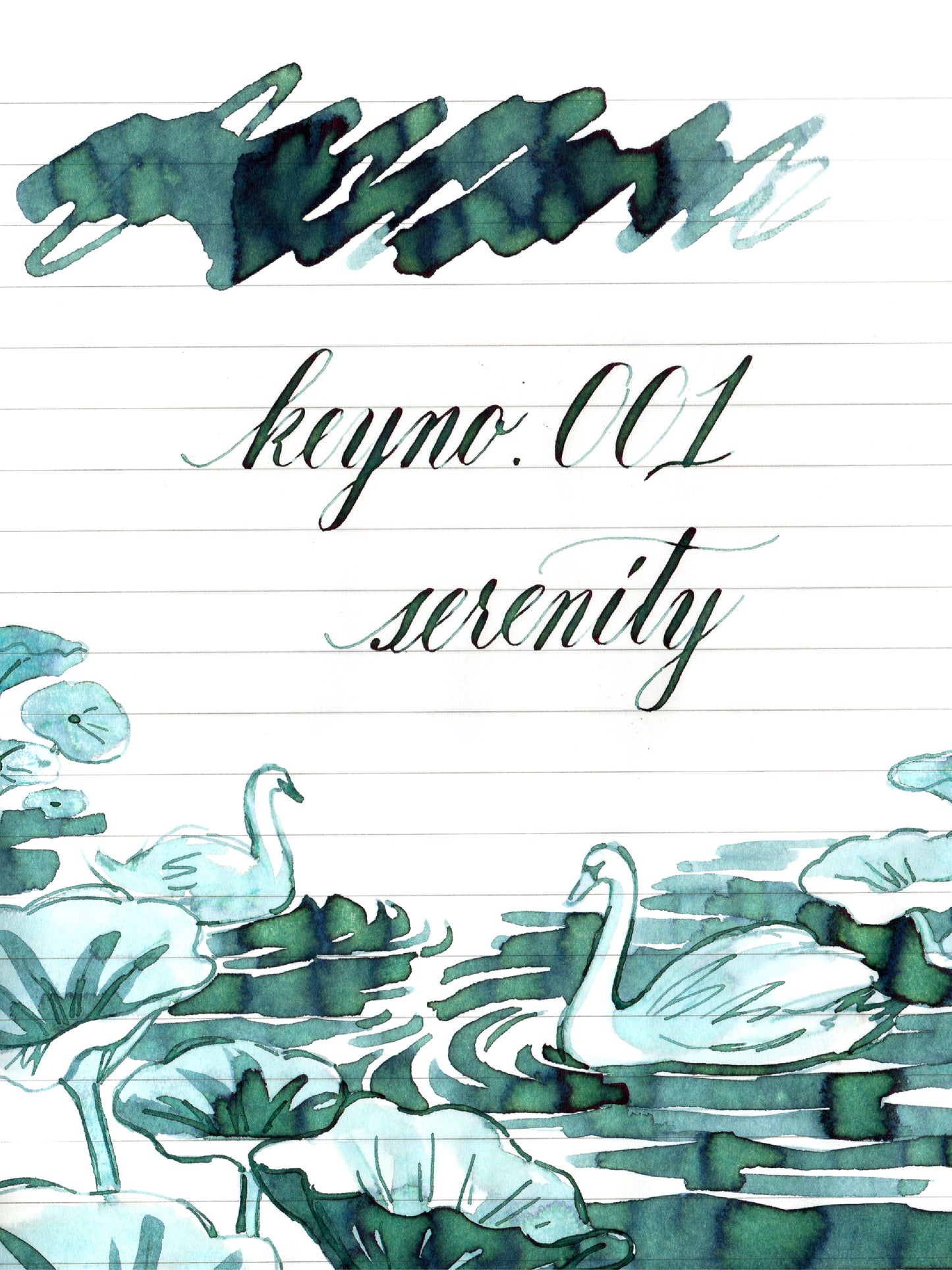 Dominant Industry Keyno Serenity (25ml) Bottled Ink
